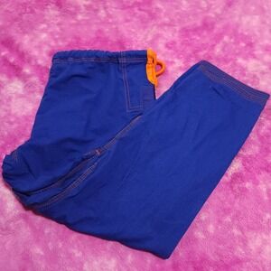 Elite Sports BJJ Gi Pants Men's Blue Size 45x29 Low Rise Jiu Jitsu Training
